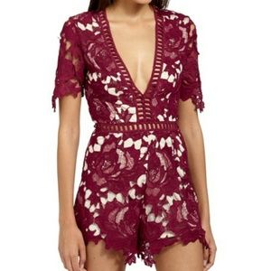 NWT Missguided Lace Romper